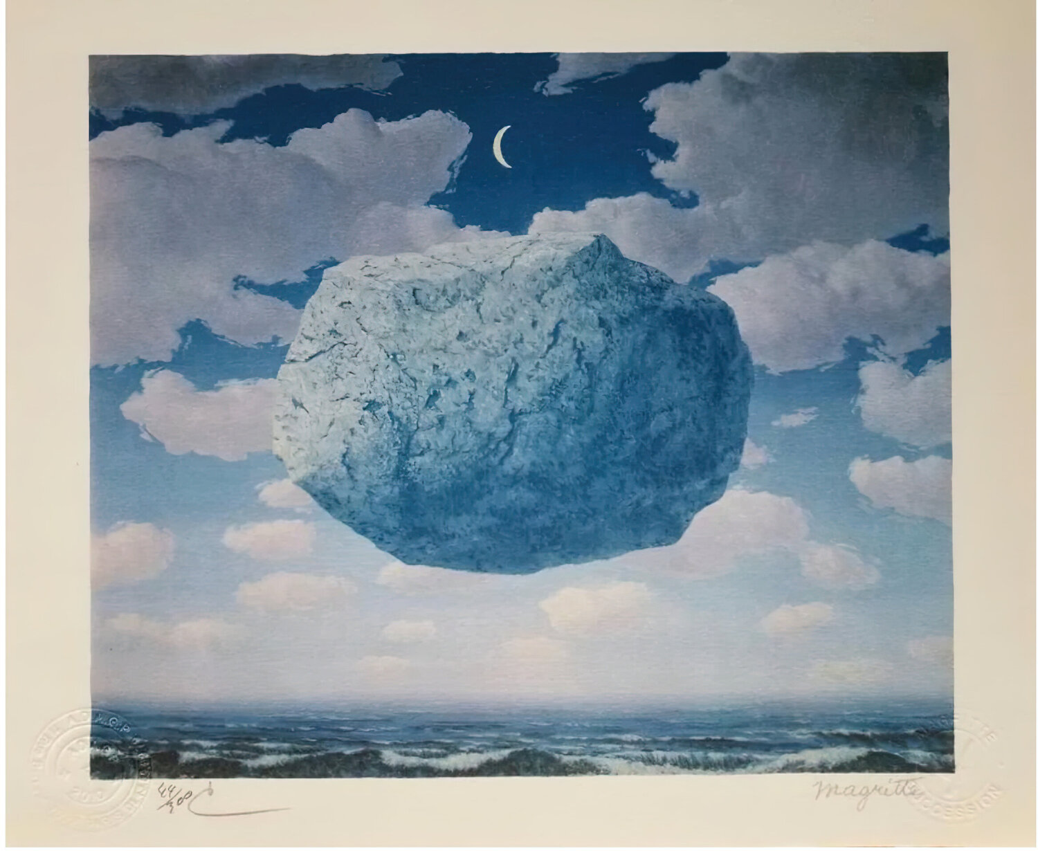 LA FLECHE DE ZENON René Magritte Druck zu verkaufen