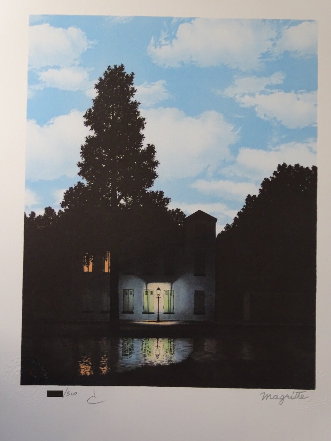 L´Empire des Lumières René Magritte Print for sale