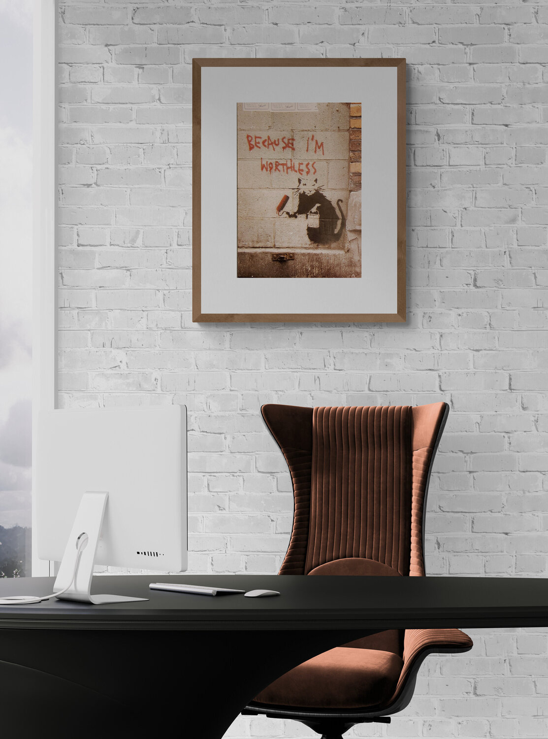 バンクシー 【Because I'm Worthless】エスタンプリトグラフ Banksy | because i'm worthless (2003) | Available for Sale