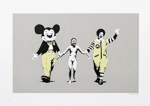 Napalm (Signed) di Banksy, Stampa in vendita su Singulart