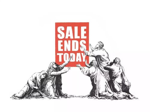 Sale Ends (V2) di Banksy, Stampa in vendita su Singulart