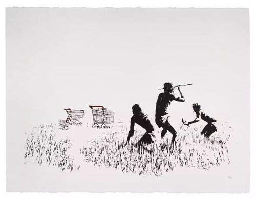 Trolleys (LA Edition) von Banksy, Druck kaufen auf Singulart
