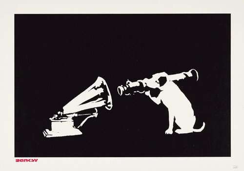 HMV (Unsigned) di Banksy, Stampa in vendita su Singulart