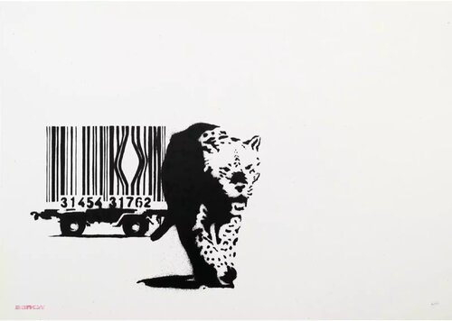 Barcode (Unsigned) di Banksy, Stampa in vendita su Singulart