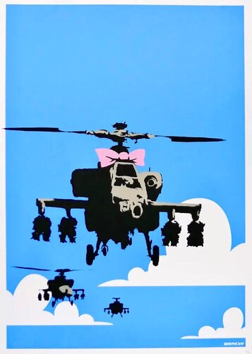 Happy Choppers di Banksy, Stampa in vendita su Singulart
