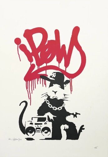 Gangsta Rat di Banksy, Stampa in vendita su Singulart