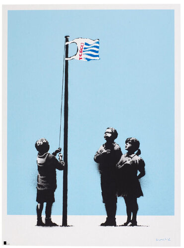 Very Little Helps (Signed) di Banksy, Stampa in vendita su Singulart