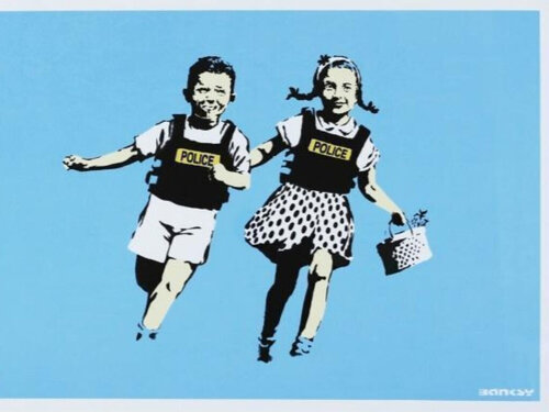Jack and Jill' (Unsigned) di Banksy, Stampa in vendita su Singulart