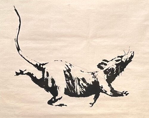 GDP rat di Banksy, Stampa in vendita su Singulart