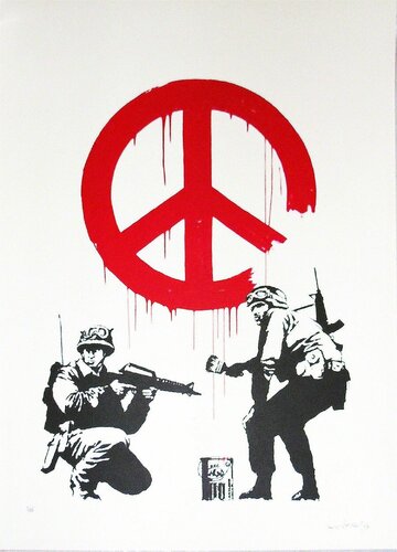 CND Soldiers di Banksy, Stampa in vendita su Singulart