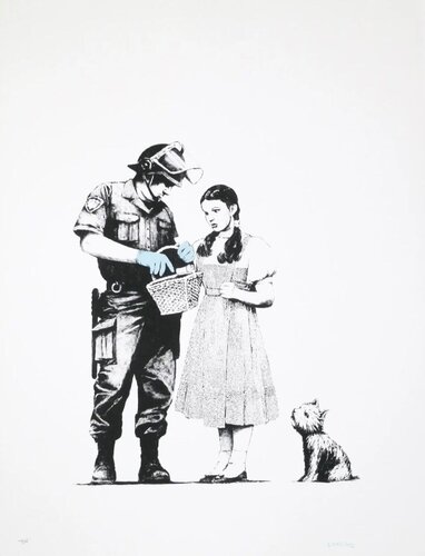 Stop And Search di Banksy, Stampa in vendita su Singulart