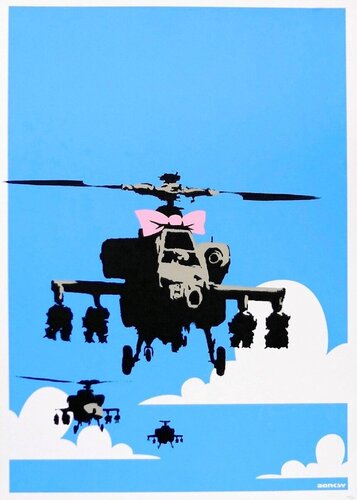 Happy Choppers, 2003 di Banksy, Stampa in vendita su Singulart
