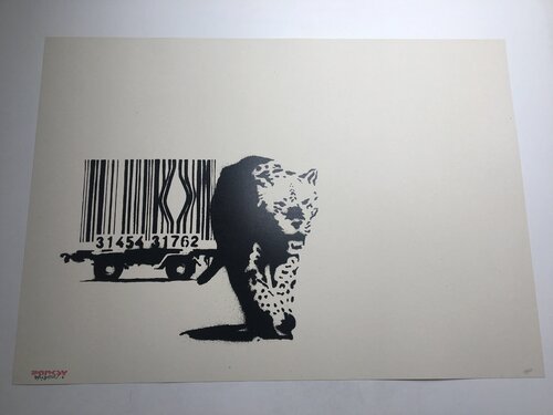 Barcode (Signed) di Banksy, Stampa in vendita su Singulart