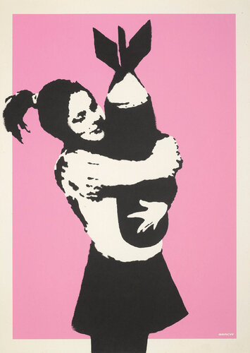 Bomb Hugger (Unsigned) van Banksy, Afdruk te koop op Singulart