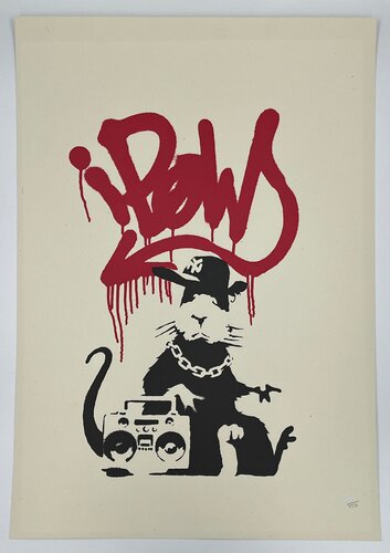 Gangsta Rat (Unsigned) van Banksy, Afdruk te koop op Singulart
