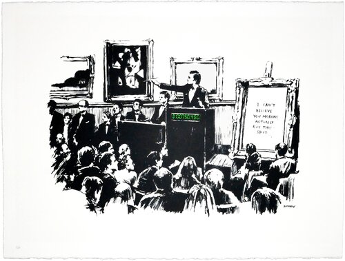 Morons (Unsigned) van Banksy, Afdruk te koop op Singulart