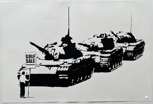 Golf Sale (Unsigned) van Banksy, Afdruk te koop op Singulart