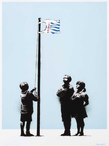 Very Little Helps van Banksy, Afdruk te koop op Singulart