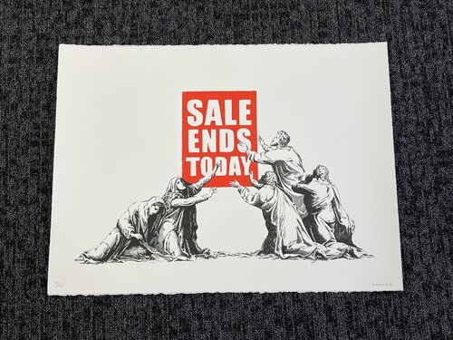 SALE ENDS V2 van Banksy, Afdruk te koop op Singulart