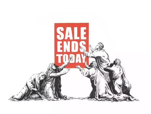 Sale Ends (V2) van Banksy, Afdruk te koop op Singulart