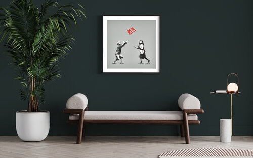 No Ball Games (Gray- signed) van Banksy, Afdruk te koop op Singulart