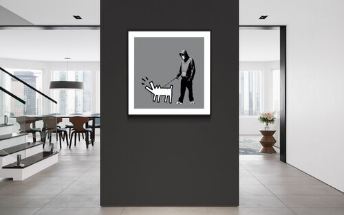 Choose Your Weapon (Grey) van Banksy, Afdruk te koop op Singulart