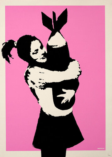 Bomb Hugger van Banksy, Afdruk te koop op Singulart
