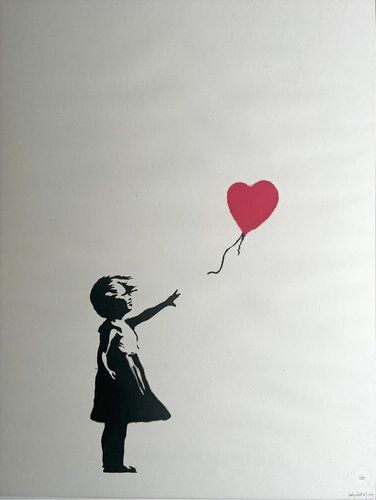 Girl With Balloon (Signed) van Banksy, Afdruk te koop op Singulart