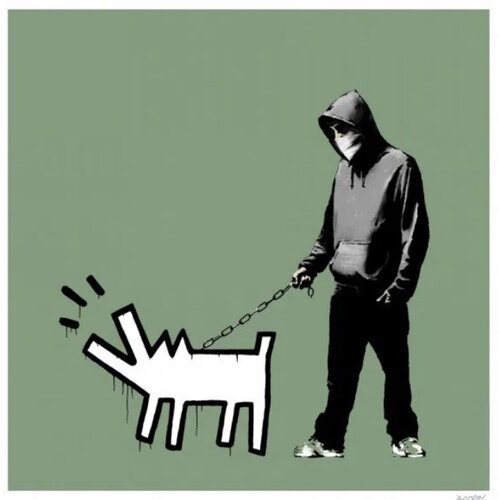 Choose Your Weapon (Slate) van Banksy, Afdruk te koop op Singulart