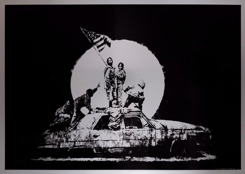 Formica Flag van Banksy, Afdruk te koop op Singulart