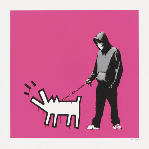 Choose Your Weapon (Magenta) di Banksy, Stampa in vendita su Singulart