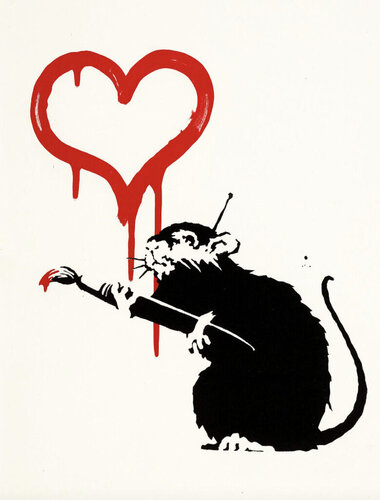 Love Rat di Banksy, Stampa in vendita su Singulart