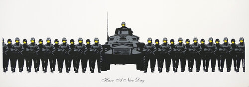 Have A Nice Day (Unsigned) di Banksy, Stampa in vendita su Singulart