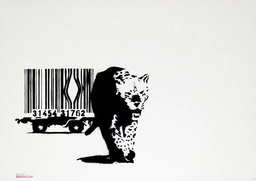 Barcode di Banksy, Stampa in vendita su Singulart