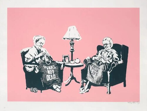 Grannies van Banksy, Afdruk te koop op Singulart