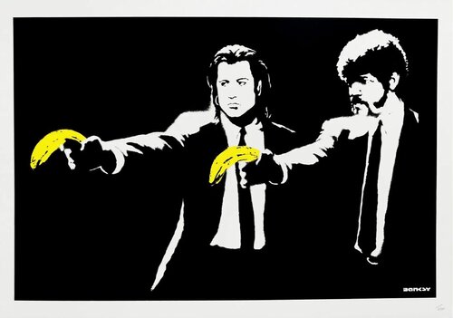 Pulp Fiction (Unsigned) van Banksy, Afdruk te koop op Singulart