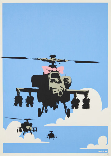 Happy Choppers (unsigned) van Banksy, Afdruk te koop op Singulart