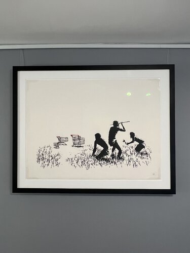 trolleys van Banksy, Afdruk te koop op Singulart