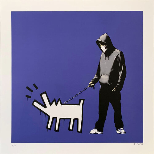 Choose Your Weapon (Dark Purple) A/P van Banksy, Afdruk te koop op Singulart