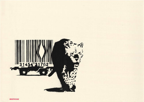 Barcode van Banksy, Afdruk te koop op Singulart