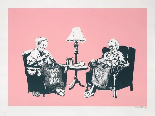 Grannies (Signed) van Banksy, Afdruk te koop op Singulart