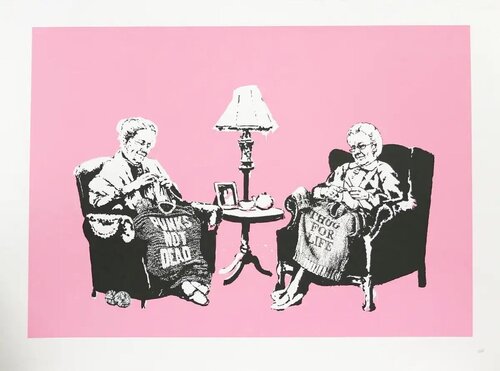 Grannies (Unsigned) van Banksy, Afdruk te koop op Singulart