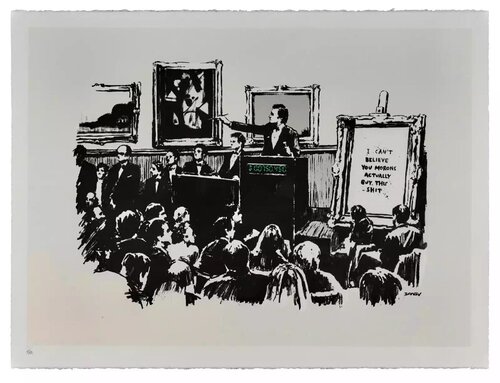 Morons (Unsigned) van Banksy, Afdruk te koop op Singulart