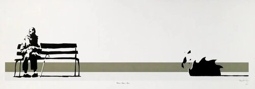 Western Super Mare (Signed) van Banksy, Afdruk te koop op Singulart