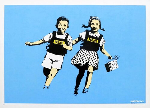 Jack & Jill (Signed) van Banksy, Afdruk te koop op Singulart