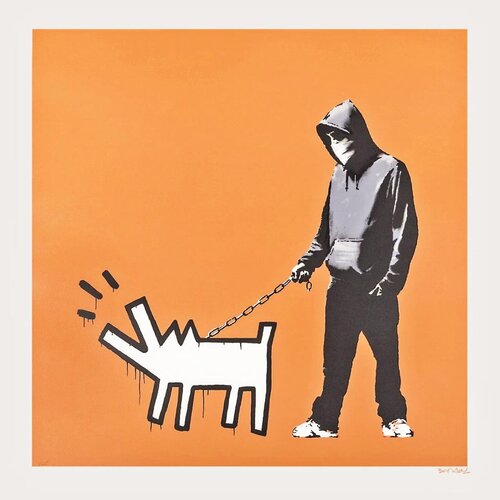 Choose Your Weapon VIP (Orange) van Banksy, Afdruk te koop op Singulart