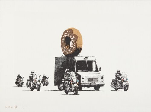 Donuts (Chocolate) von Banksy, Druck kaufen auf Singulart