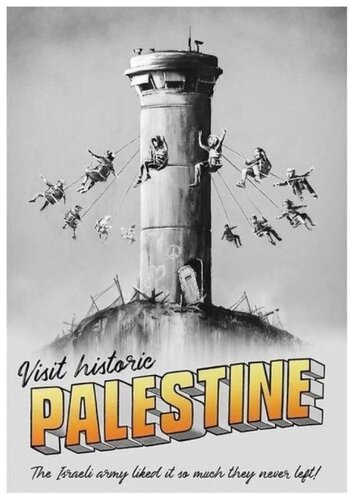 Visit Historic Palestine by Banksy, Print for Sale on Singulart