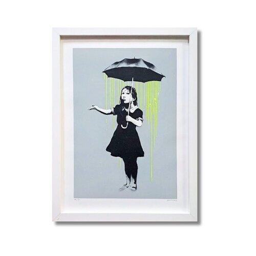 NOLA (Yellow Rain) van Banksy, Afdruk te koop op Singulart