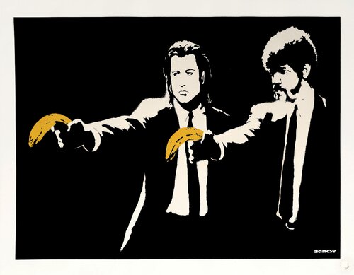 Pulp Fiction van Banksy, Afdruk te koop op Singulart